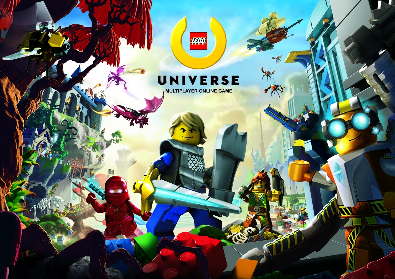 play lego worlds online